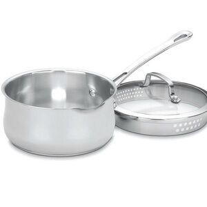 Cuisinart Contour® Stainless 2 Qt. Pour Saucepan with Cover